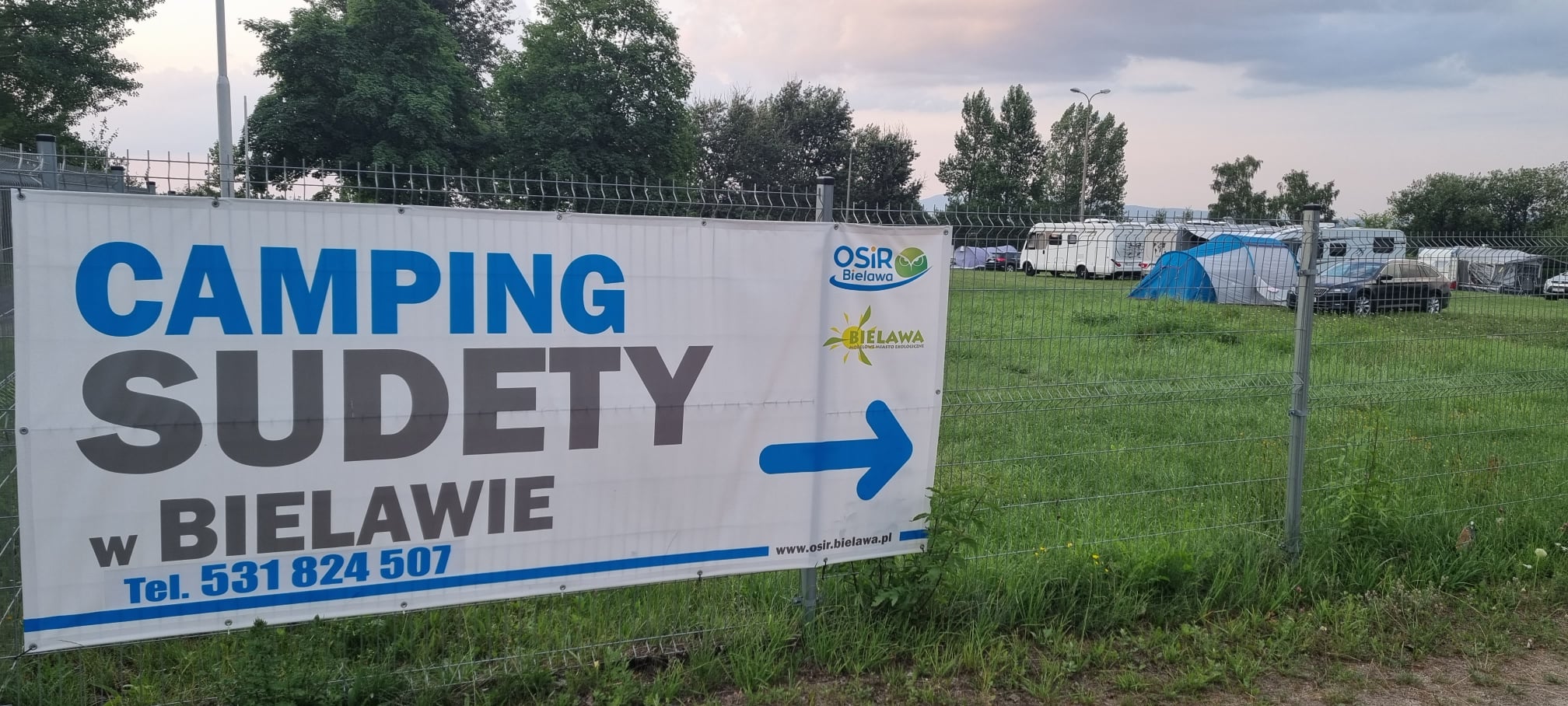 camping sudety - baner reklamowy