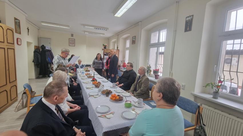 Spotkanie wigilijne z udziałem przedstawicieli władz samorządowych Bielawy