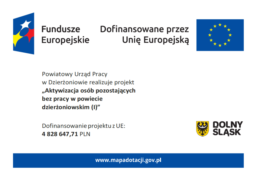 Plakat informacyjno-promocyjny o projekcie