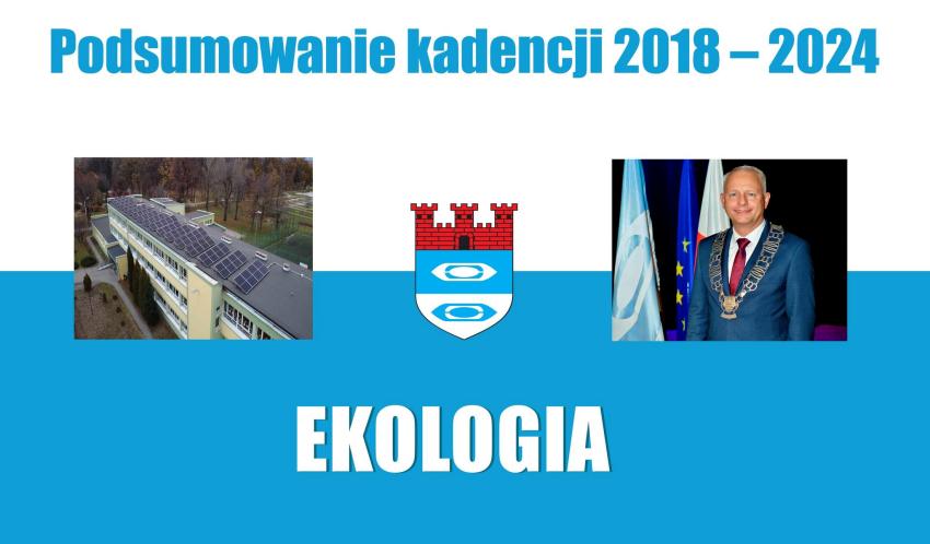 Podsumowanie kadencji 2018-2024 - ekologia - afisz