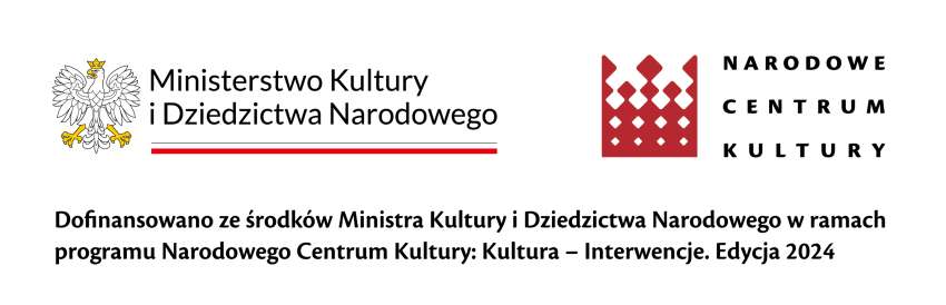 Logotypy Ministerstwa Kultury i Dziedzictwa Narodowego oraz Narodowego Centrum Kultury