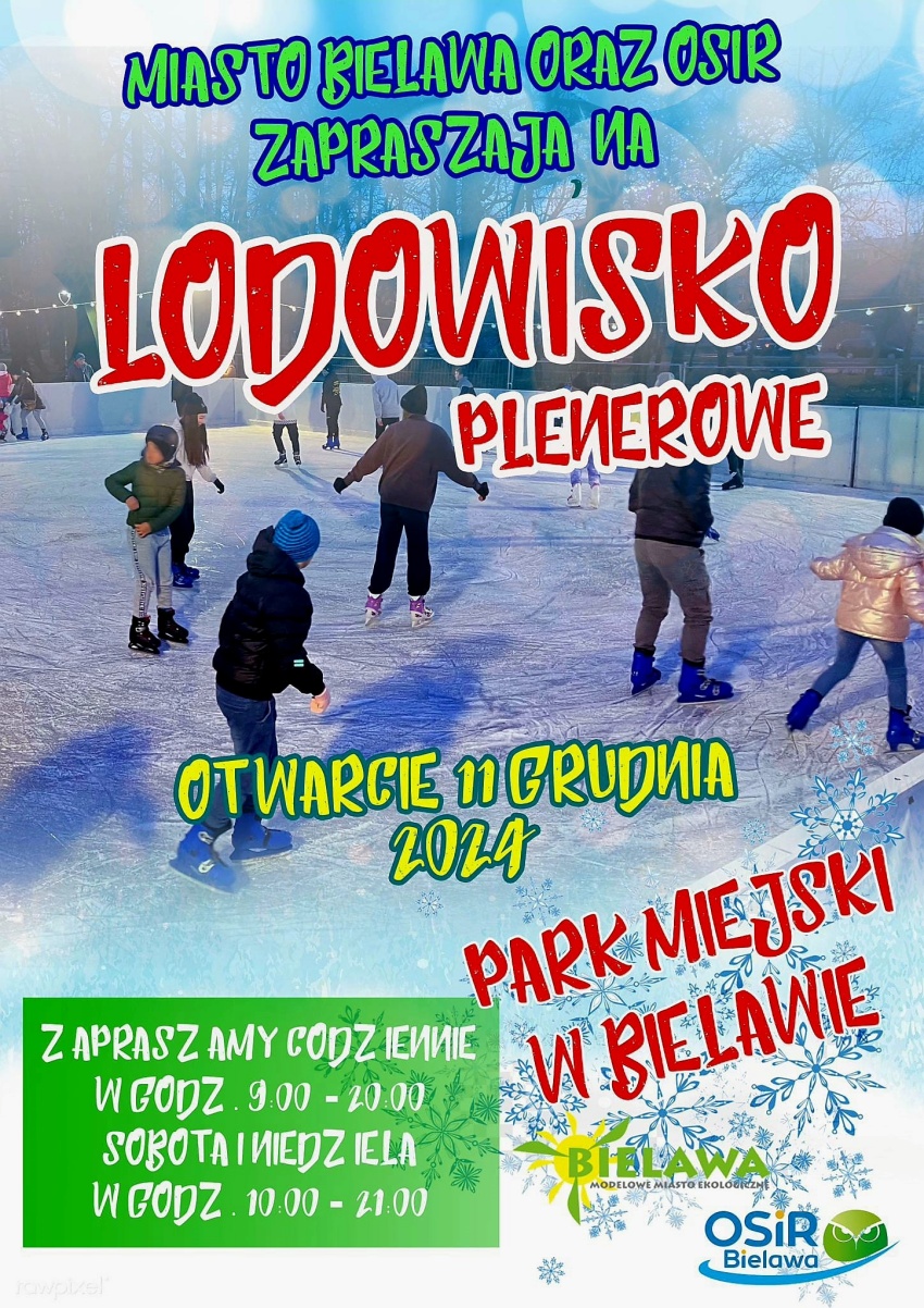 Lodowisko Plenerowe - afisz