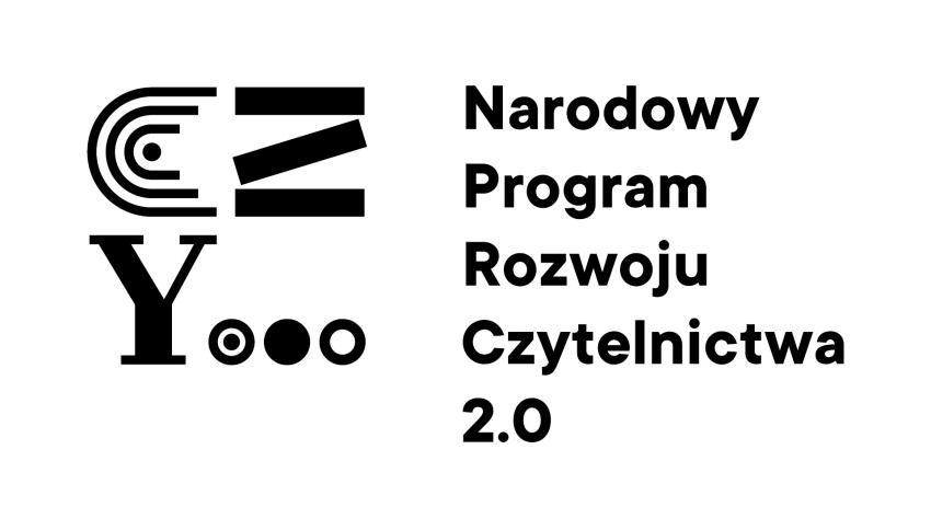 Logotyp Narodowego Programu Rozwoju Czytelnictwa 2.0 na lata 2021-2025