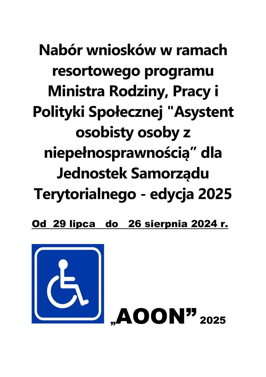 Afisz promujący program