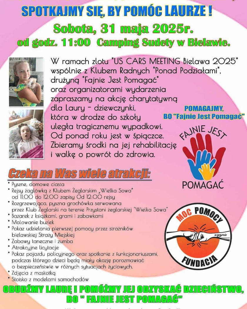 Afisz z informacjami