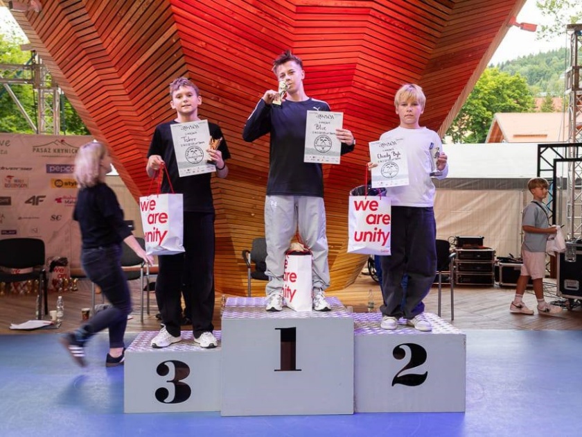 Zwycięskie podium