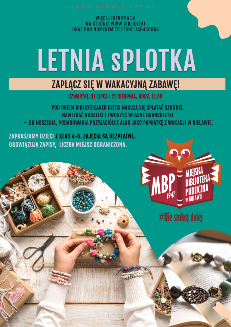 Afisz z informacjami