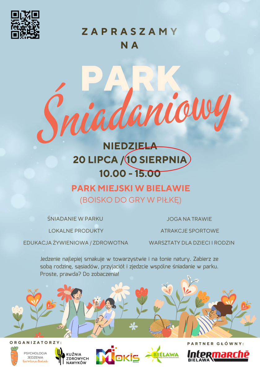 Afisz z informacjami