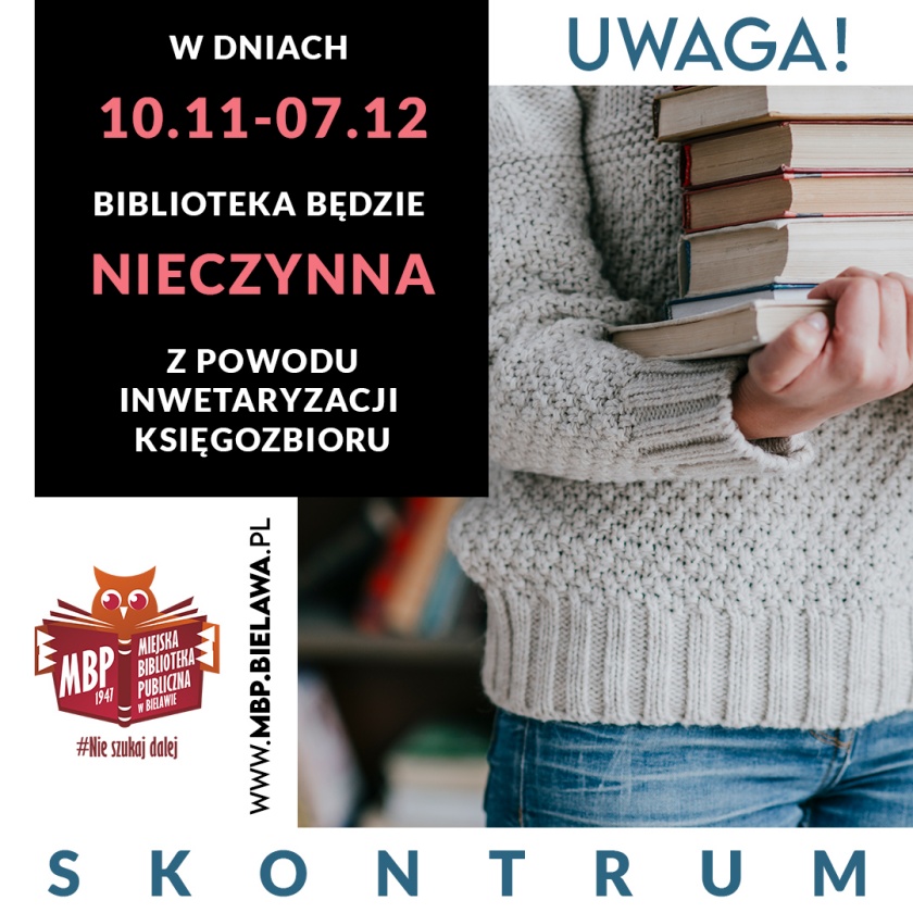 Afisz z informacjami