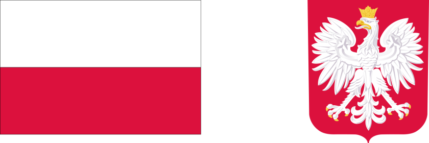 Flaga RP oraz Godło