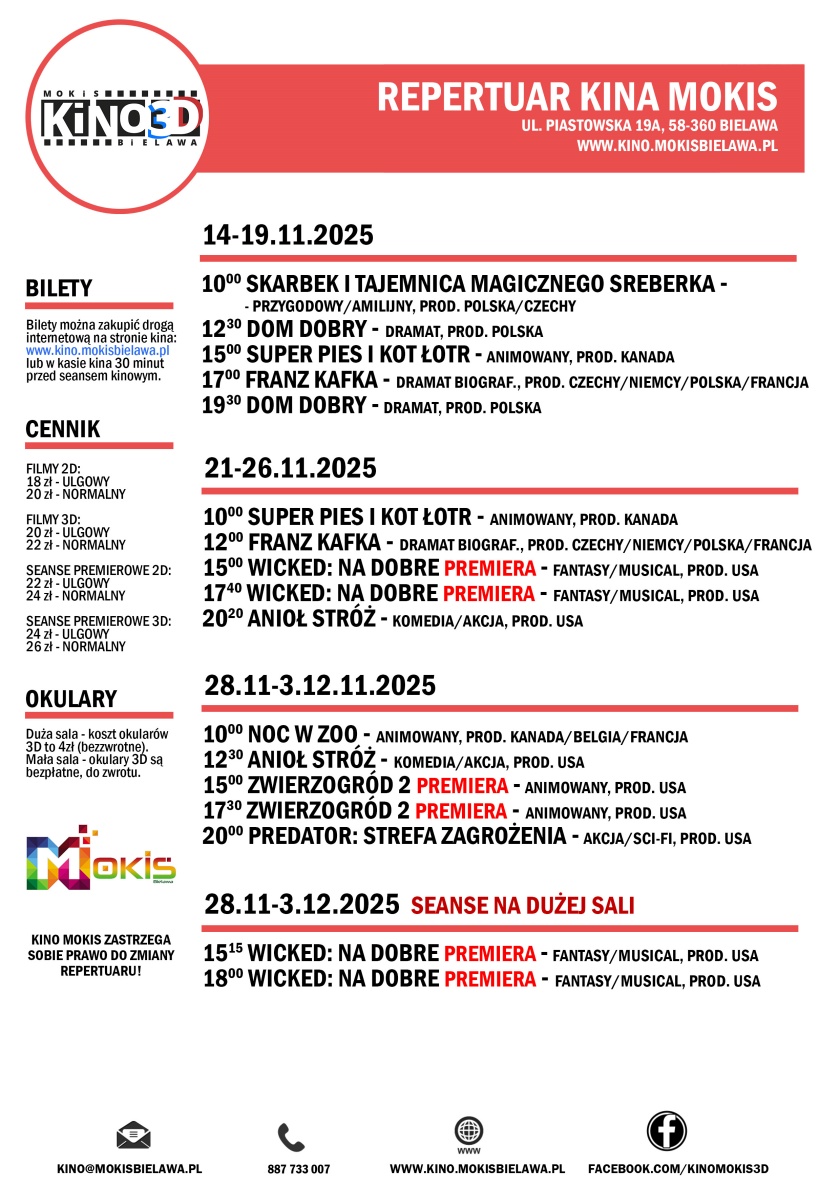 Repertuar Kina MOKiS - część 2