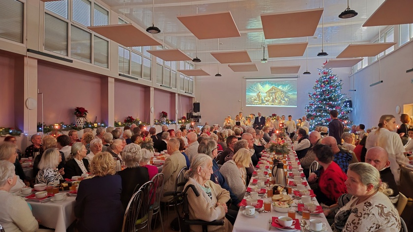 Spotkanie wigilijne w Zespole Ośrodków Wsparcia w Bielawie