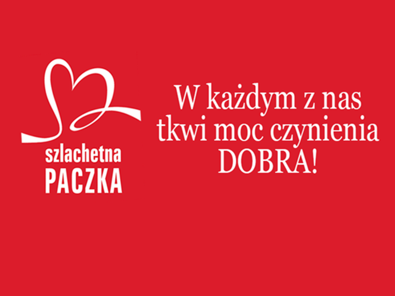 Plakat informacyjno-promocyjny akcji Szlachetna Paczka
