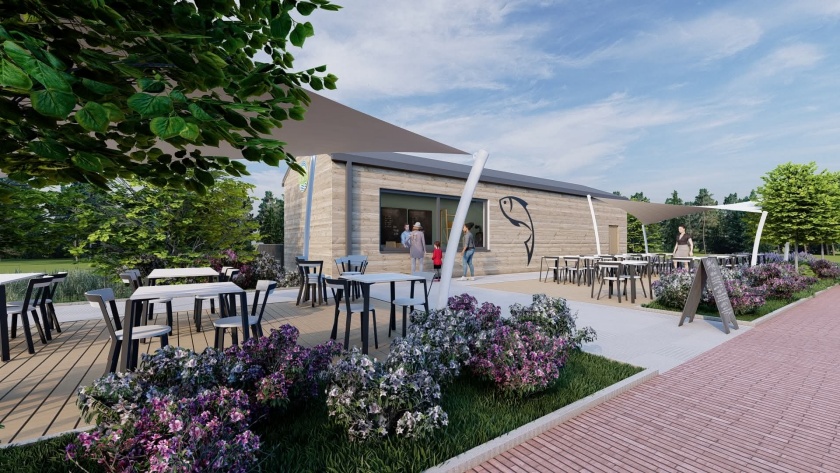 Zagospodarowanie Campingu Sudety - wizualizacja