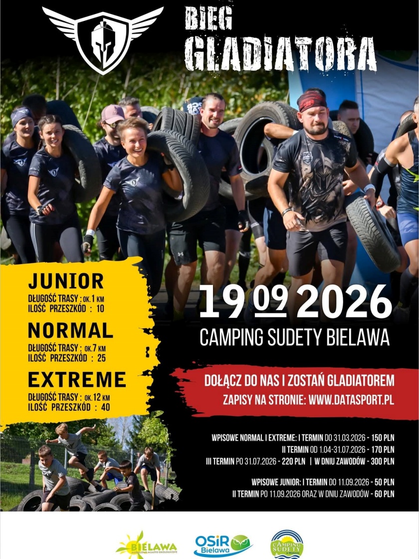 Afisz z informacjami