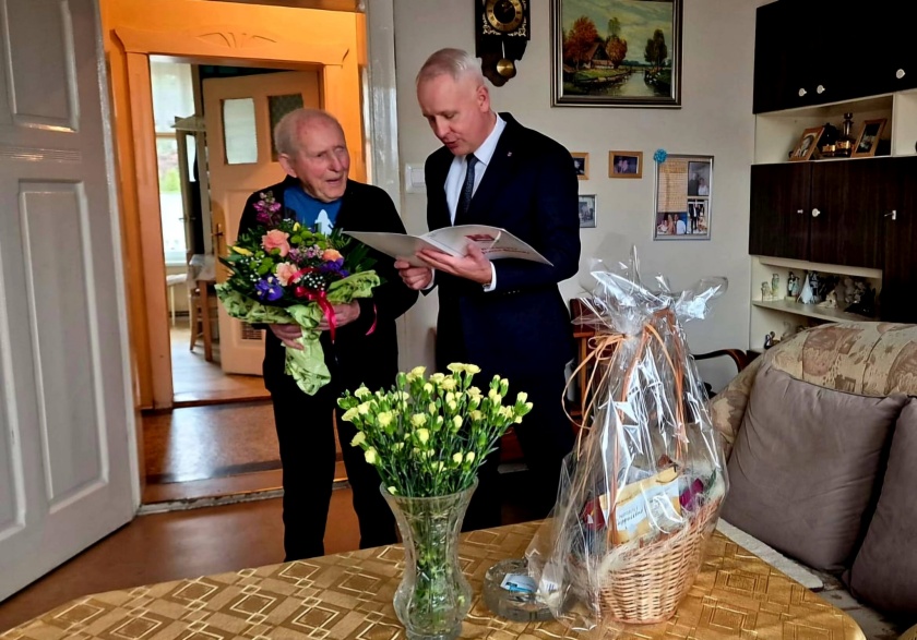 Burmistrz z wizytą u pana Zygmunta