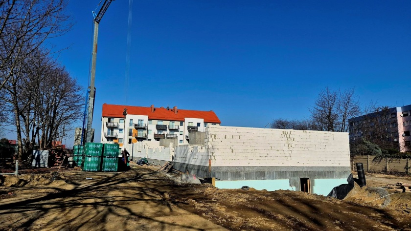Kolejny budynek bielawskiego TBS w budowie