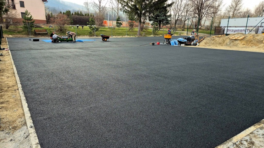 Modernizacja boiska do streetballa