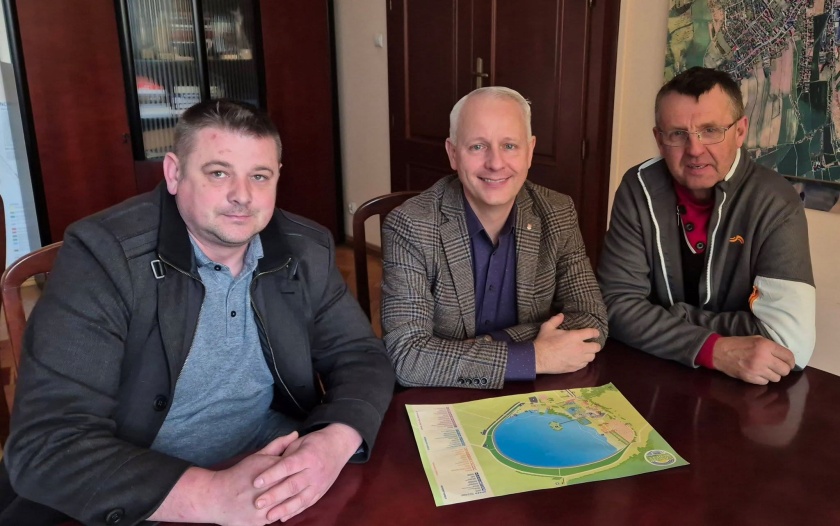 spotkanie burmistrza z przedstawicielami władz Bielawskiego Koła Polskiego Związku Wędkarskiego