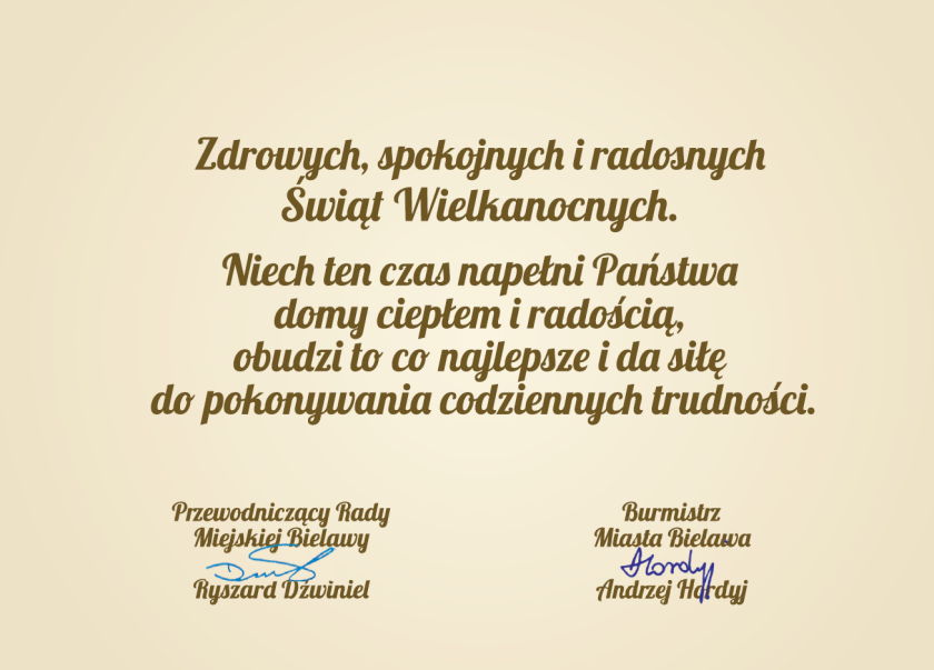 Życzenia wielkanocne