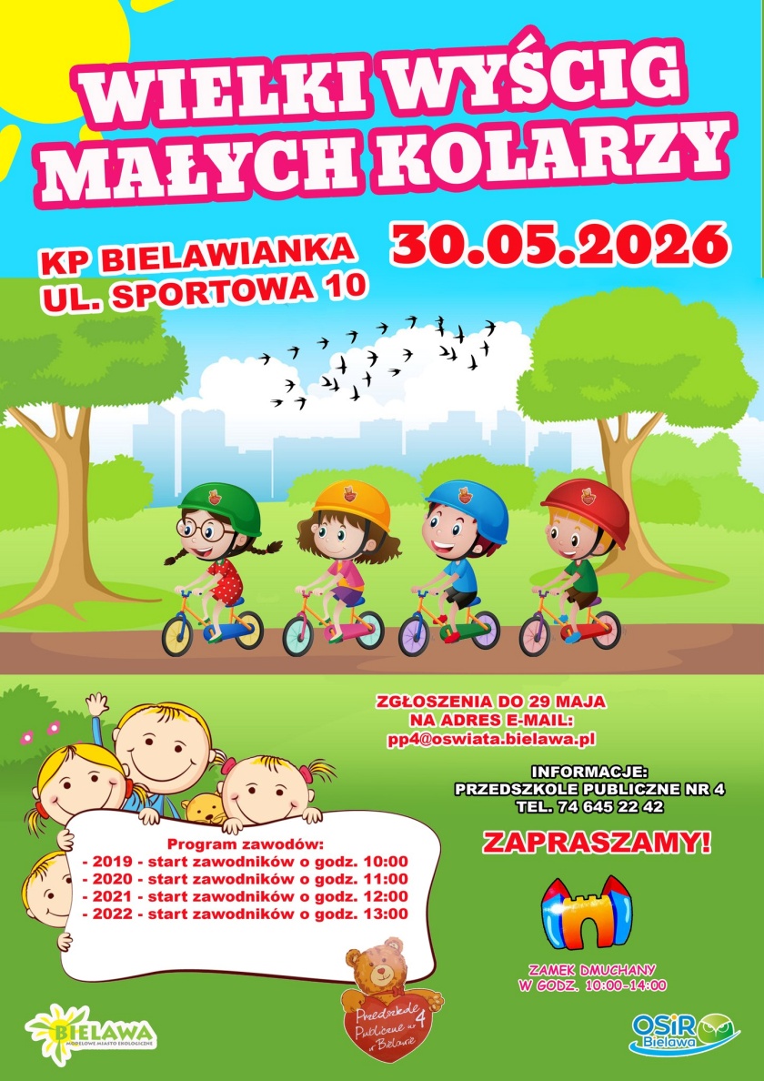 Afisz z informacjami