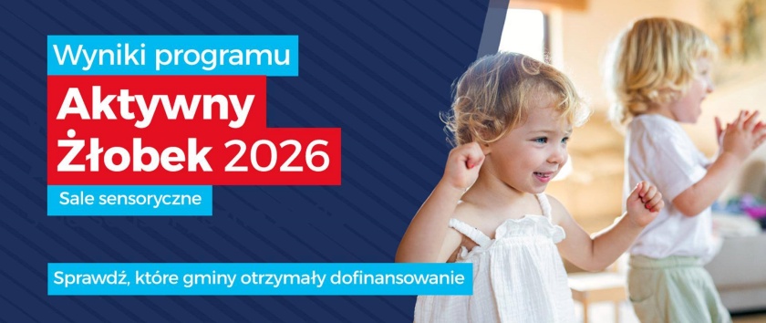 Plakat informacyjno-promocyjny programu Aktywny Żłobek