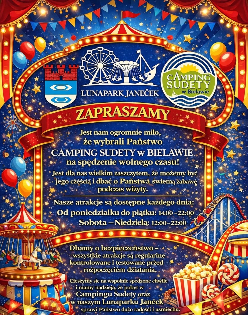 Afisz z informacjami