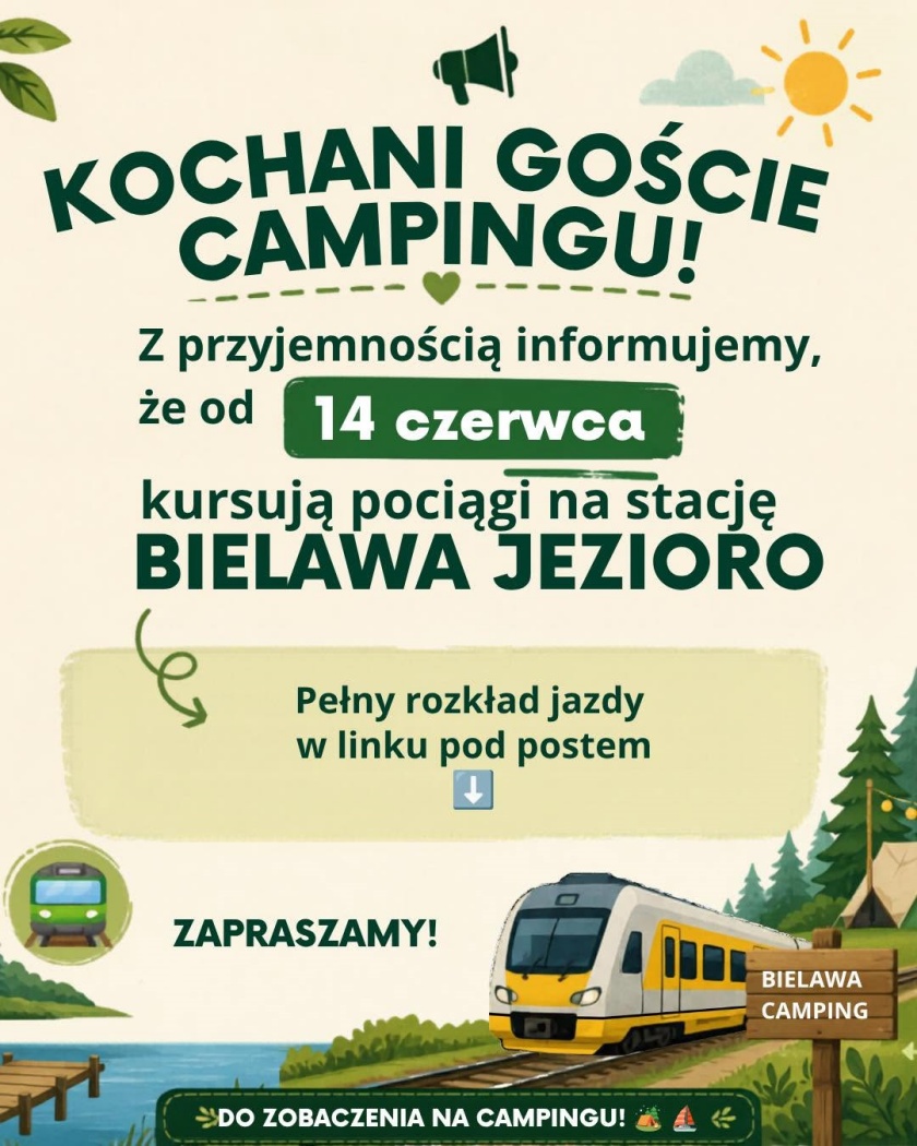 Plakat z informacjami