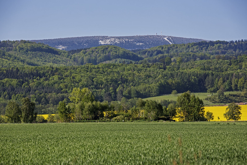 Panorama Gór Sowich widok z Bielawy